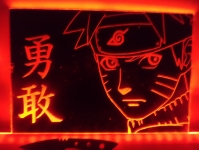 Naruto (Incisione su vetro) 2